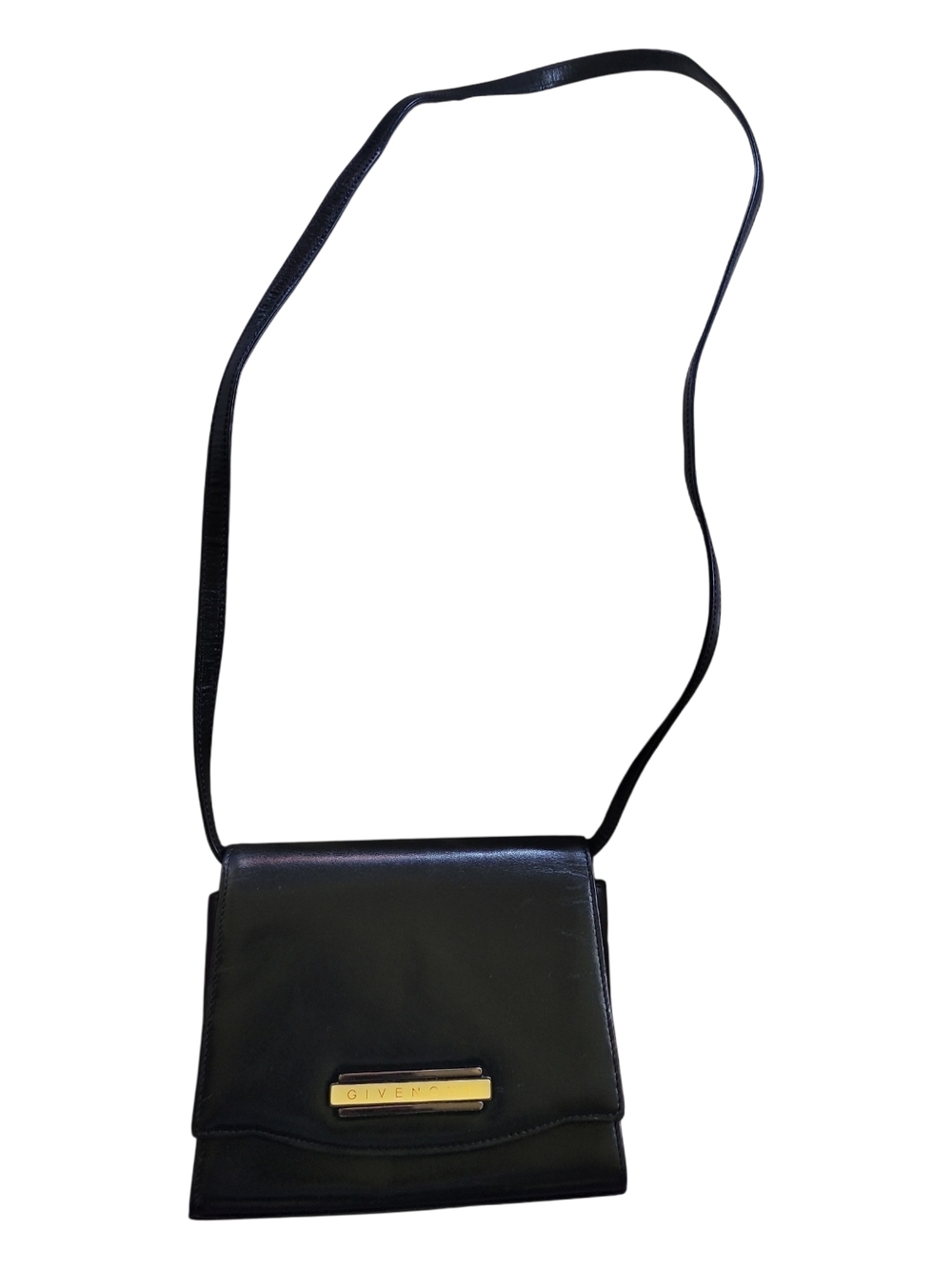 Givenchy Maroquinerie Nobile Leather Shoulder Crossbody Bag Black Noir Small - Picture 4 of 13